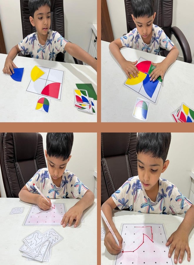 FUN FRY Shape Making with dot Joining Board Game (Classic Shape Making with dot Joining) - Image 4